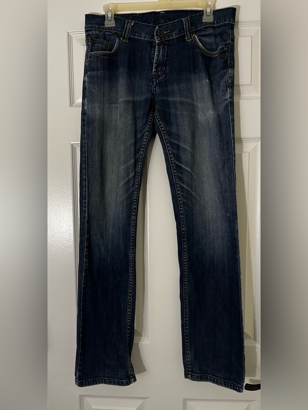 Zara Men’s Dark Indigo Straight Jeans